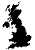 [United Kingdom, silhouette map]