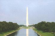 [Washington Monument, beyond Reflecting Pool]
